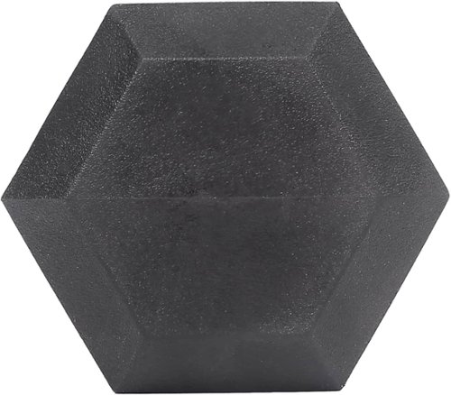 Stack Fitness - 20LB Hex Dumbbell - Black