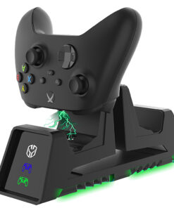 Ghost Gear - Xbox Series X Dual Controller Charge Station and Headphone Stand - Black