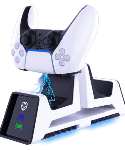 Ghost Gear - PlayStation 5 Dual Controller Charge Station and Headphone Stand - White