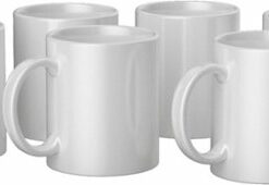 Cricut - Ceramic Mug Blank 12 oz/340 ml (6 ct) - White