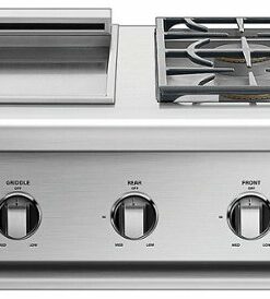 DCS by Fisher & Paykel - Liberty 30" Side Burner - Liquid Propane - Stainless steel