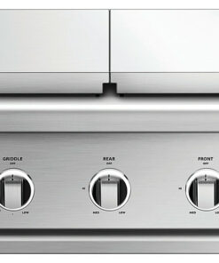 DCS by Fisher & Paykel - Series 9 Double Gas Burner with Griddle - Stainless Steel 0