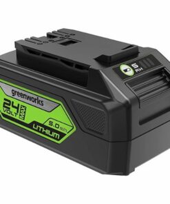 Greenworks - 24 Volt 5.0Ah Battery with Built In USB Charing Port (Charger not included)