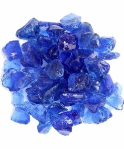 AZ Patio Heaters - Recycled Fire Pit Fire Glass - Ocean Blue