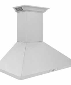ZLINE - 30" Externally Vented Range Hood with Built-in CrownSound™ Bluetooth Speakers - Stainless steel