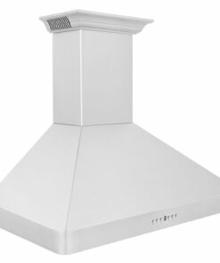 ZLINE - 36" Externally Vented Range Hood with Built-in CrownSound™ Bluetooth Speakers - Stainless steel