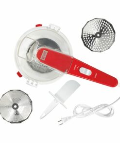 Weston - Electric Food Mill with 3 Stainless Steel Milling Discs - white