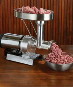 Weston - Butcher Series #32 Commercial Grade Meat Grinder & Sausage Stuffer - STAINLESS STEEL