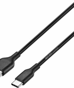Best Buy essentials™ - 5' USB-C to USB Charge-and-Sync Cable - Black