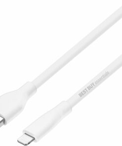 Best Buy essentials™ - 9' Lightning to USB Charge-and-Sync Cable - White