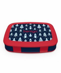 Bentgo - Kids Prints Rocket Lunch Box - Red/Navy