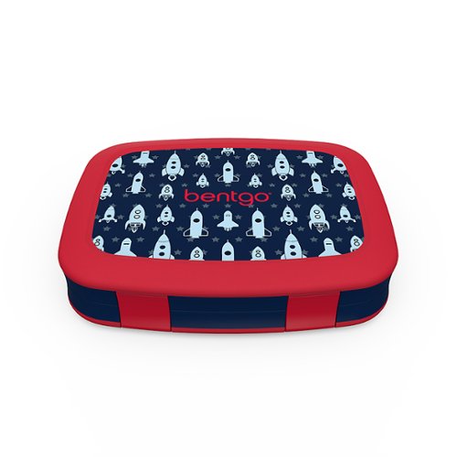 Bentgo - Kids Prints Rocket Lunch Box - Red/Navy