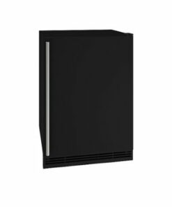 U-Line - 1 Class 5.7 cu. Ft Undercounter Solid Refrigerator with Convection Cooling System - Black