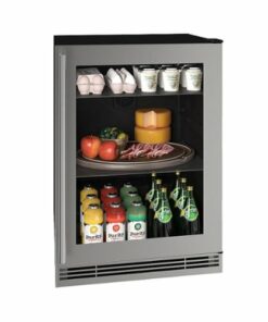 U-Line - 1 Class 5.7 cu. Ft Mini Fridge with Convection Cooling System - Stainless steel 0