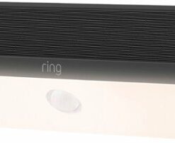Ring - Smart Solar Wall Light - Black