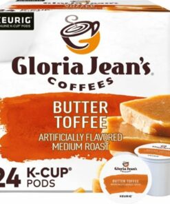Gloria Jean's - Butter Toffee K-Cup Pods, 24 Count