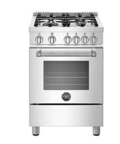 Bertazzoni - 2.4 Cu Ft. Freestanding All Gas Range with Convection Oven. - Stainless steel 0