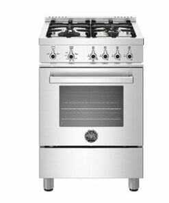 Bertazzoni - 2.4 Cu Ft. Freestanding All Gas Range with Convection Oven. - Stainless steel 1