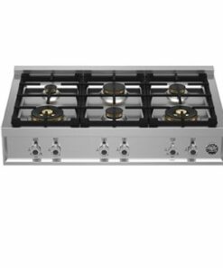 Bertazzoni - Professional Series 36” Gas Rangetop with 6 Brass Burners - Stainless steel
