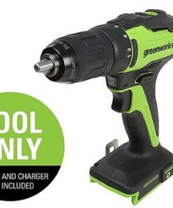 Greenworks - 24-Volt Cordless Brushless 1/2 in. Drill/Driver (Battery and Charger Not Included) - green