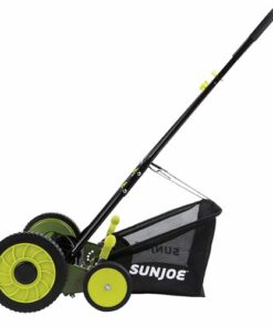 Sun Joe - MJ501M Manual Reel Mower w/ Grass Catcher | 18 inch - Green