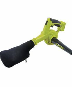 Sun Joe - 24V iON+ 180-MPH 92-CFM Max Workshop Leaf Blower w/2 x Dust Bags Tool Only - Green