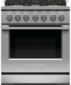 Fisher & Paykel - Professional 30 inch 5 Burner Gas Range - Stainless steel