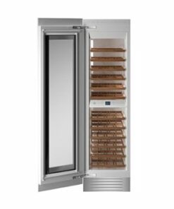 Bertazzoni - 80-Wine Bottle Wine Cellar Column with Two Temperature Zones - Custom Panel Ready 1