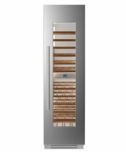 Bertazzoni - 80-Wine Bottle Wine Cellar Column with Two Temperature Zones - Stainless steel 1