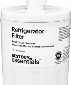 Best Buy essentials™ - NSF 42/53 Water Filter Replacement for Select LG, ATAG and Kenmore Refrigerators - White