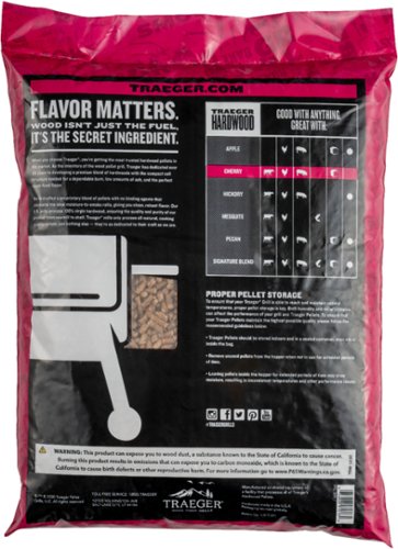 Traeger Grills - Premium Hardwood Pellets - Cherry - Brown