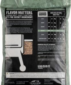 Traeger Grills - Premium Hardwood Pellets - Mesquite - Brown