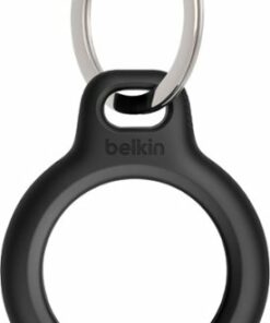 Belkin - Secure Holder with Key Ring for Apple Airtag - Black
