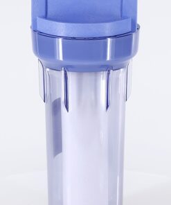 Culligan - HF-360A Whole House Valve-in-Head Sediment Water Filter- 3/4-inch main water line at point of entry - Blue