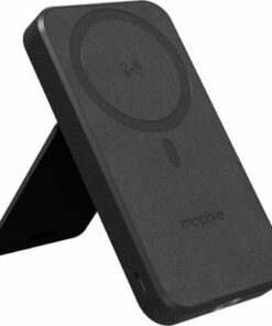 mophie - Snap+ Powerstation Stand 10,000 mAh Portable Charger with MagSafe Compatibility - Black