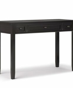 Simpli Home - Warm Shaker SOLID WOOD Transitional 48 inch Wide Writing Office Desk in - Hickory Brown