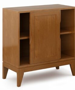 Simpli Home - Harper Low Storage Cabinet - Teak Brown