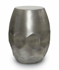 Simpli Home - Flanigan Metal Accent Table - Antique Silver