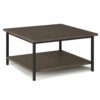 Simpli Home - Skyler Square Coffee Table - Walnut Brown
