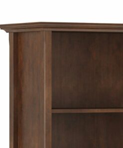 Simpli Home - Amherst 5 Shelf Bookcase - Russet Brown
