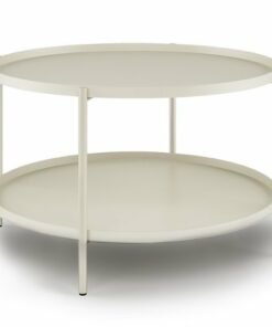 Simpli Home - Monet Metal Coffee Table - Cream