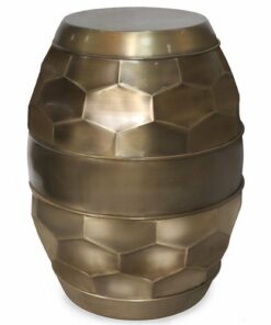 Simpli Home - Reeva Metal Accent Table - Antique Gold