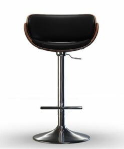 Simpli Home - Amery Adjustable Swivel Bar Stool - Black