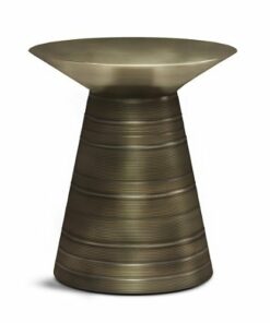 Simpli Home - Sheridan Metal Accent Table - Antique Gold