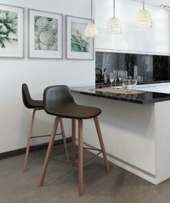 Simpli Home - Addy 26 inch Counter Stool (Set of 2) - Distressed Brown