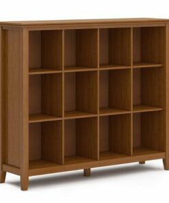 Simpli Home - Artisan 12 Cube Storage - Honey Brown