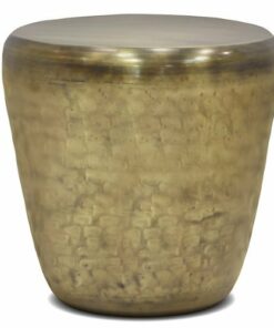 Simpli Home - Garvy Metal Side Table - Antique Gold
