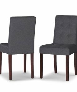 Simpli Home - Andover Parson Dining Chair (Set of 2) - Slate Grey