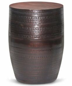 Simpli Home - Johnsen Large Metal Accent Table - Oil Rubbed Bronze