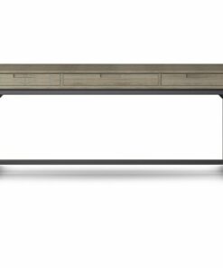 Simpli Home - Banting Mid Century Wide Desk - Distressed Grey